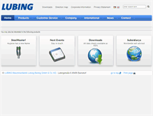 Tablet Screenshot of lubing.com